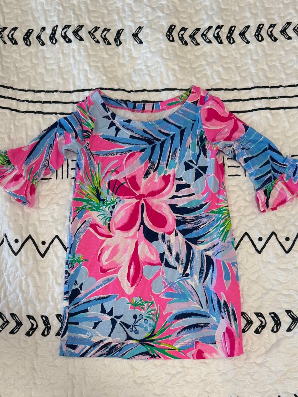 Lilly Pulitzer - EUC - Girls XS - Cockatoo Pink Pretty In Pink - Dress